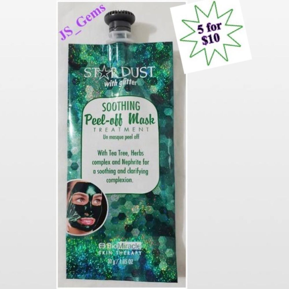 New Peel-off Green Soothing Face Mask Treatment